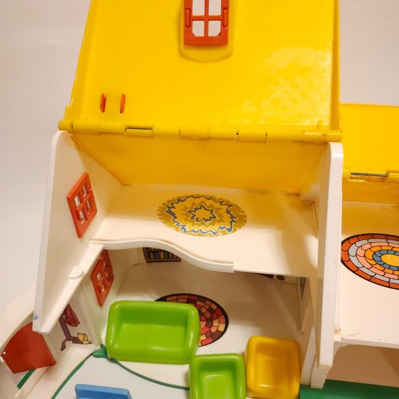Vintage WEEBLES Cottage Romper Room, Hasbro Toys, 1973, Made in U.S.A - Picture 4 of 16
